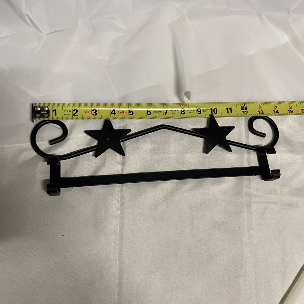 Black Star Accent Wall Hook Rack - Home Wall Decor